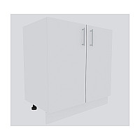 Тумба під мийку VIOLA 800*450*820 Білий Німфея Альба DC