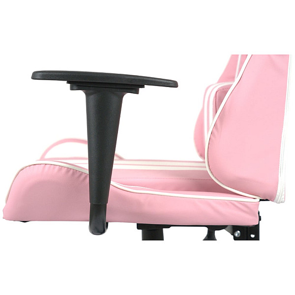 Кресло геймерское Стрик Light Розовый (PU-розовый/белый) АКЛАС