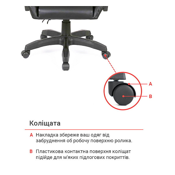 Кресло геймерское Бешкет Черный (PU-черный) АКЛАС