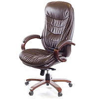 Крісло Валенсія Soft EX MB (Шкіра LC-K Dark brown) Аклас