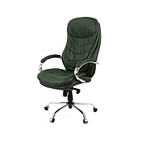 Крісло Валенсія Soft CH MB Зелений (Шкіра Lux LC-green) Аклас