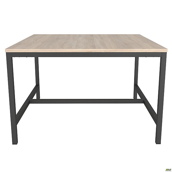 Стол журнальный Triton (800х800х516) Дуб Сонома/Черный графит AMF