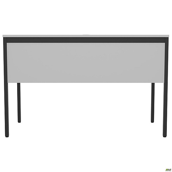 Стол Осло с ящиком (1187х600х750) черный графит, Белый AMF