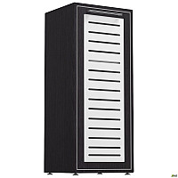 Пенал книжный Оникс 450х400х1090 Венге прованс, стекло AMF
