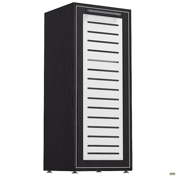 Пенал книжный Оникс 450х400х1090 Венге прованс, стекло AMF