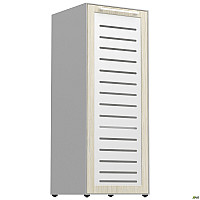 Пенал книжный Оникс 450х400х1090 Дуб ценамон, стекло AMF