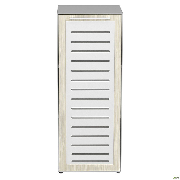 Пенал книжковий Онікс 450х400х1090 Дуб цінамон, скло AMF
