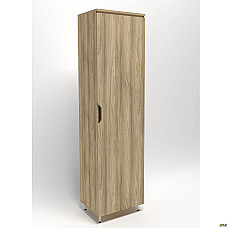Гардероб Delta DL-906 (550х420х2078мм) Блэквуд Ячменный/Опора белый беж AMF