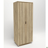 Гардероб Delta DL-908 (864х550х2078мм) Блэквуд Ячменный/Опора белый беж AMF