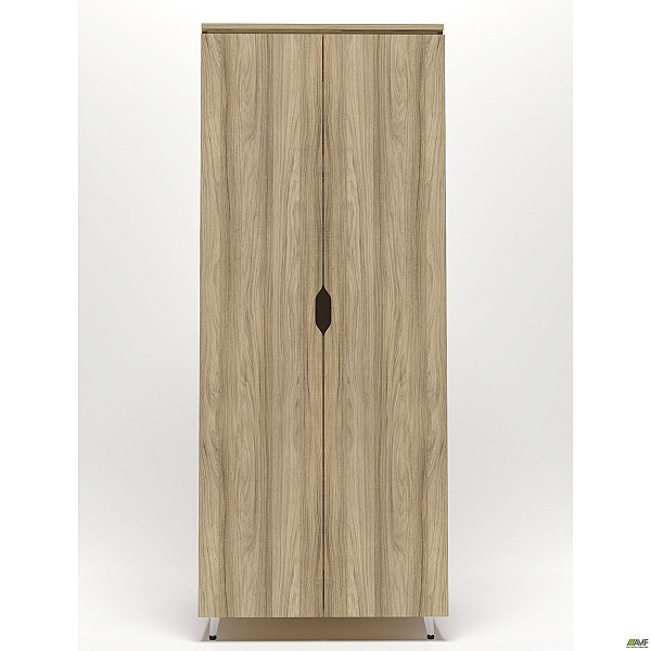 Гардероб Delta DL-908 (864х550х2078мм) Блэквуд Ячменный/Опора белый беж AMF