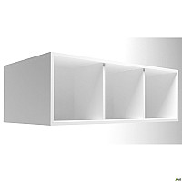 Полка-надставка двухсторонняя Delta DL-521 (1100х620х384мм) Белый базовый AMF