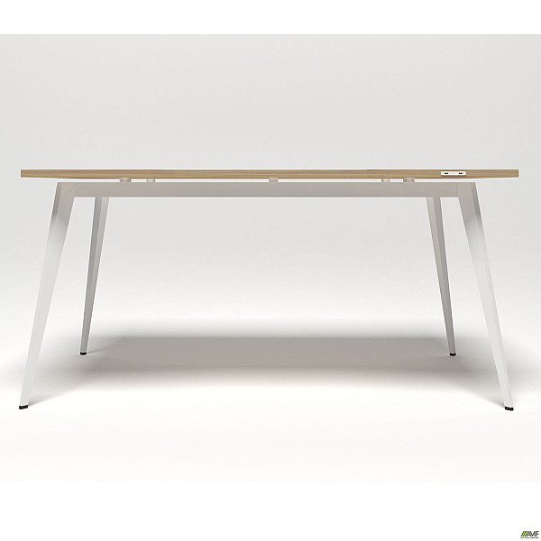 Стіл Delta DL-106 (1590х800х750мм) Блеквуд Ячмінний/Каркас білий AMF
