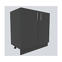 Тумба під мийку VIOLA 800*450*820 Антрацитовий DC