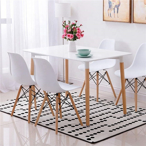Стіл обідній ВЕЗУВІЙ MDF 120*80, білий Микс Мебель