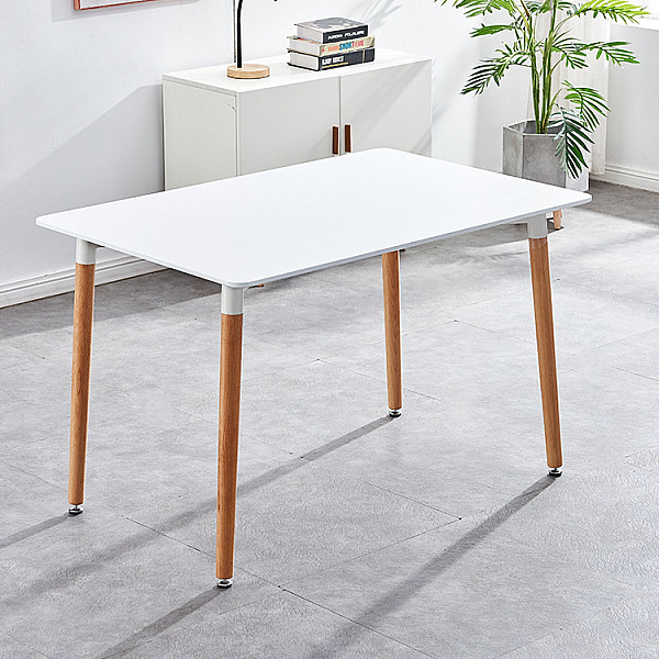 Стіл обідній ВЕЗУВІЙ MDF 120*80, білий Микс Мебель