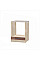 Кухонный модуль под духовку Эко 600 дуб сонома+трюфель (со столешницей) 60х60х85 см Эверест