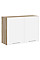 Кухонный модуль с сушилкой для посуды Эко 800 дуб сонома/нимфея альба 80х30х58 см Эверест