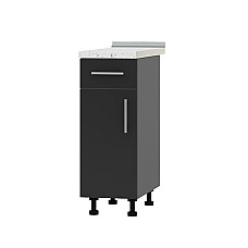 Кухонный модуль 1 ящик Оптима Низ Н74-300 Антрацит/Антрацит (без столешницы) 300х461х820 мм Эверест
