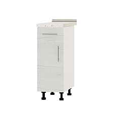 Кухонный модуль 1 ящик Оптима Низ Н74-300 Белый/Дуб Крафт Белый (без столешницы) 300х461х820 мм Эверест