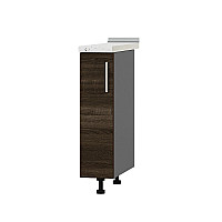 Кухонний модуль Оптима Ніз Н83-200 Антрацит/Дуб Сонома Трюфель (без стільниці) 200х461х820 мм Еверест