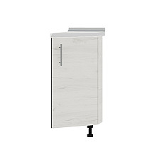 Кухонный модуль угловой Оптима Низ Н93-300 Антрацит/Дуб Крафт Белый (без столешницы) 296х461х820 мм Эверест