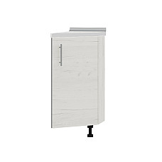 Кухонный модуль угловой Оптима Низ Н97-300 Антрацит/Дуб Крафт Белый (без столешницы) 296х561х820 мм Эверест