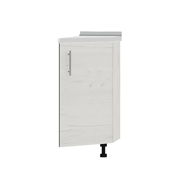 Кухонный модуль угловой Оптима Низ Н97-300 Антрацит/Дуб Крафт Белый (без столешницы) 296х561х820 мм Эверест