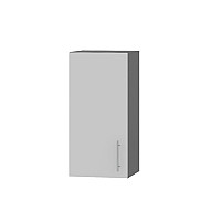 Кухонный модуль Оптима Верх В01-350 Антрацит/Нимфея Альба (Белый) 350х296х720 мм Эверест