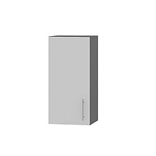 Кухонний модуль Оптима Верх В01-350 Антрацит/Німфея Альба (Білий) 350х296х720 мм Еверест