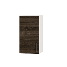 Кухонний модуль Оптима Верх В01-390 Білий/Дуб Сонома Трюфель 390х296х720 мм Еверест