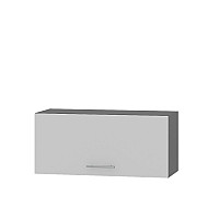 Кухонный модуль Оптима Верх В09-800 Антрацит/Нимфея Альба (Белый) 800х296х360 мм Эверест
