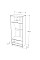 Шкаф для одежды с выдвижными ящиками Сити-800 80,2х50х204,6 см Дуб сонома/Белый Эверест