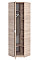 Передпокій кутовий із дзеркалом Тетріс 620х376х2000 Дуб сонома/білий 311461 Master-Form