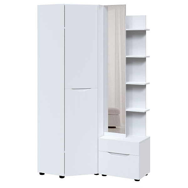 Передпокій кутовий Аякс 656/1156х376х2000 мм Німфея альба 32685 Master-Form