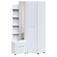 Передпокій кутовий Аякс 656/1156х376х2000 мм Німфея альба 32689 Master-Form