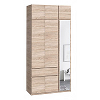 Шкаф с антресолью Брайт 1221 х 520 х 2400 ч Дуб сонома (правосторонний) 30707 Master-Form