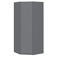 Шкаф угловой Брайт 850х520х2000 мм Антрацит (31831) Master-Form
