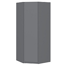Шкаф угловой Брайт 850х520х2000 мм Антрацит (31831) Master-Form
