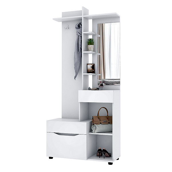 Аякс Вішалка 900 х 376 х 2000 h 30907 Німфея альба (правостороння) Master-Form