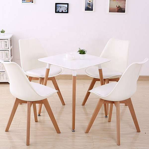 Комплект стол Нури 80*80 см и 4 стула Тор белые SDM Group