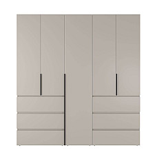 Шкаф распашной комбинированный с антресолью №3 Light 2000х2600х500 Кашемир Art In Head