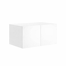 Шкаф распашной комбинированный с антресолью №13 Light 800х2500х500 Белый бриллиант Art In Head