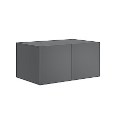 Шкаф распашной комбинированный с антресолью №13 Light 800х2500х500 Графит серый Art In Head