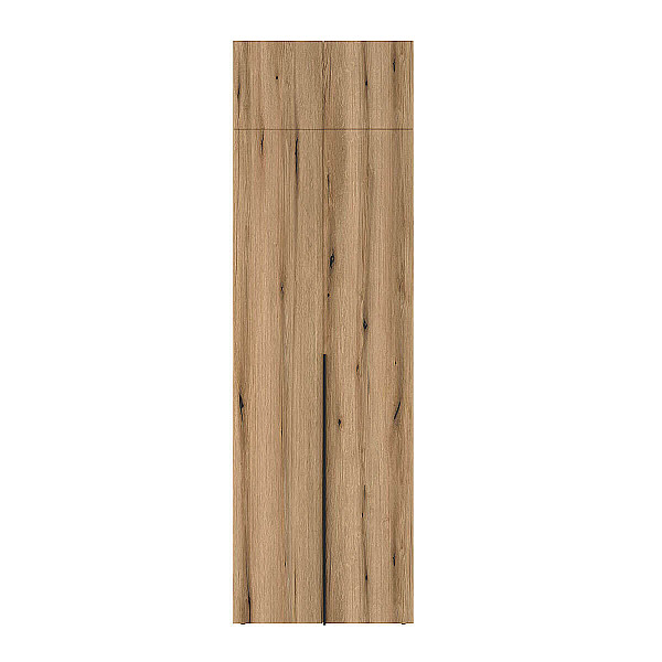 Шкаф распашной комбинированный с антресолью №13 Light 800х2600х500 Дуб Эвок прибрежный Art In Head