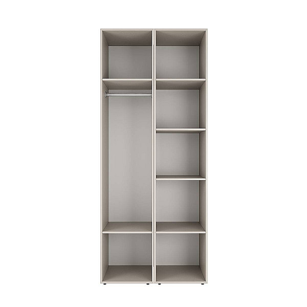 Шкаф распашной комбинированный с антресолью №13 Light 800х2600х500 Кашемир Art In Head