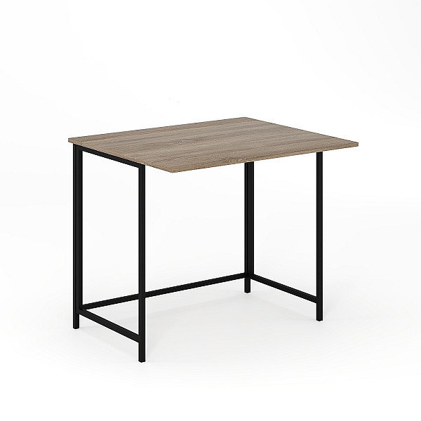Стол-трансформер Sly Дуб винтаж оксид/Черные Art In Head