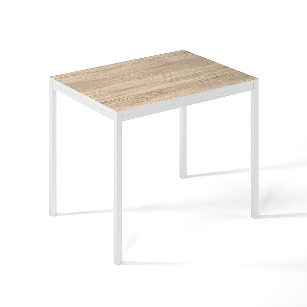 Письменный стол Brevity Loft mid 900х750х670 Дуб сонома/Белый металл Art In Head
