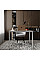 Письменный стол Brevity Loft mid 900х750х670 Дуб сонома/Белый металл Art In Head