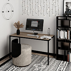 Письменный стол Brevity Loft standart 1400х750х670 Дуб винтаж оксид/Чёрный металл Art In Head