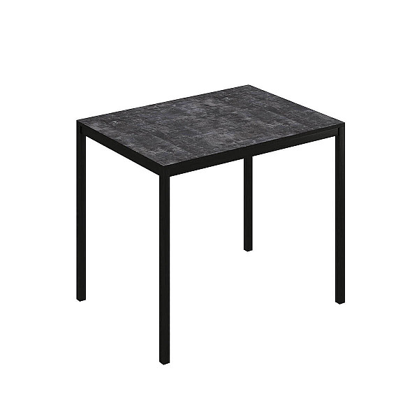 Письменный стол Brevity Loft mid 900×750×670 Бетон Тёмный / Чёрный Art In Head